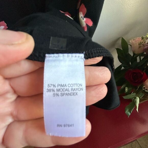 HP🎉❤️J.Jill Floral Pima Cotton Dress - Picture 7 of 9